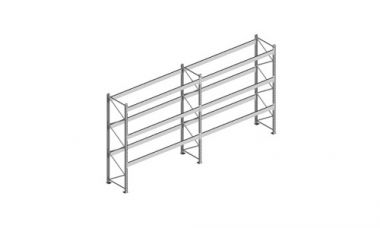 Layher Bautechnik: Palettenregale (lackiert und verzinkt)